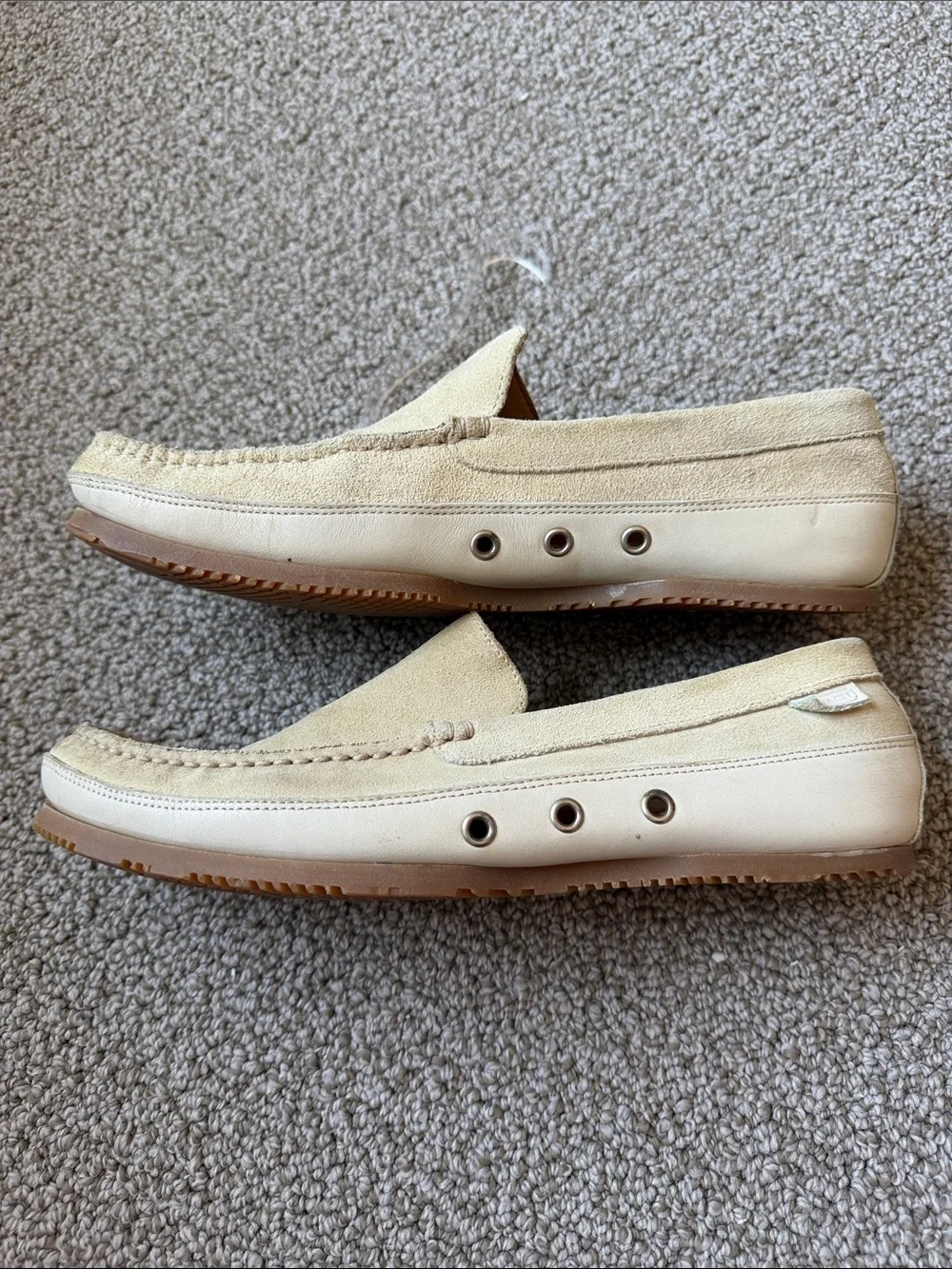 Coach Men's Suede Loafers Driving Shoes Slip On Moccasins Size 8.5
